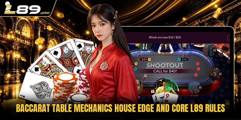 Baccarat Table Mechanics House Edge And Core L89 Rules 1 baccarat table mechanics house edge and core l89 rules