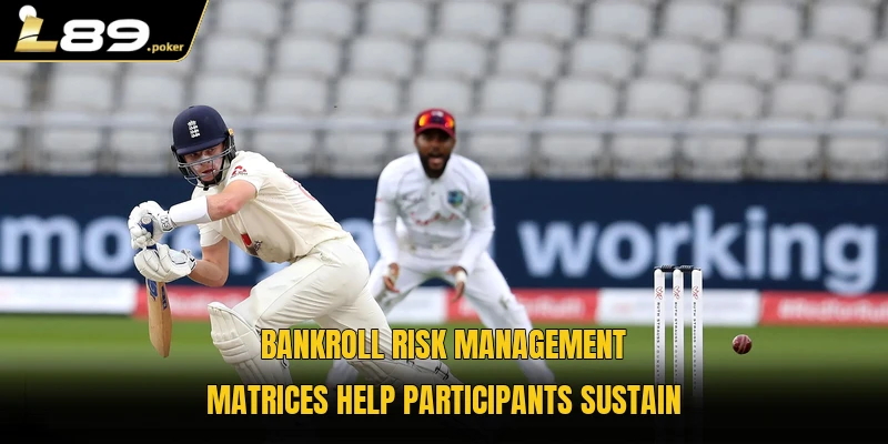Bankroll risk management matrices help participants sustain