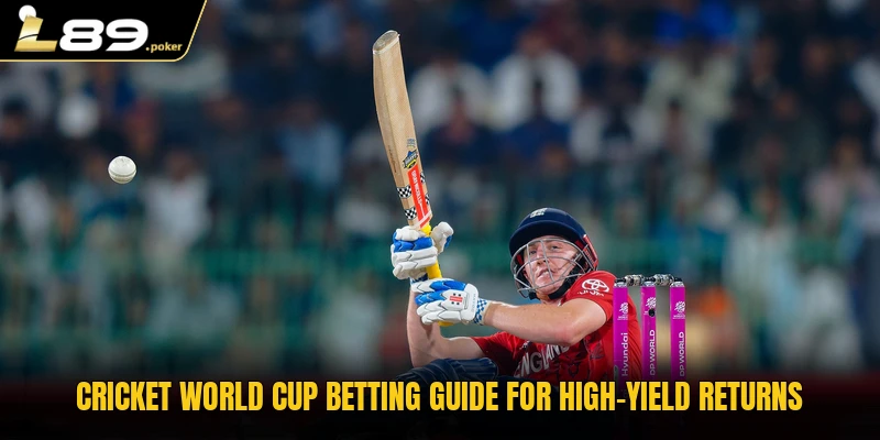 cricket world cup betting guide for high yield returns